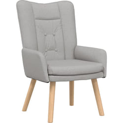 Vidaxl - Fauteuil Relaxant Gris Nuage en Tissu