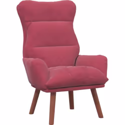 Ce fauteuil mixe un style moderne et un confort moelleux, idéal pour n'importe quel coin de vie ou de lecture. Recouvert de v ...