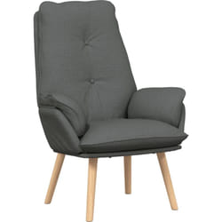 Vidaxl - Fauteuil Relaxant en Tissu Gris Foncé
