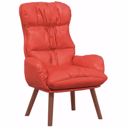 Ce fauteuil en cuir stylé est fait pour donner du peps à ton salon tout en te gardant à l'aise. Avec son design moderne, il a ...