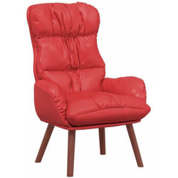 Fauteuil relaxant Rouge 69 x 74 x 93 cm Faux cuir Vidaxl