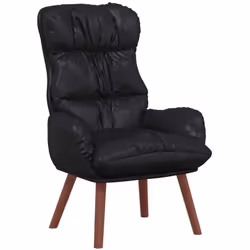 Ce fauteuil en cuir stylé est fait pour donner du peps à ton salon tout en te gardant à l'aise. Avec son design moderne, il a ...