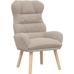 Vidaxl - Fauteuil Relaxant Gris clair en tissu ressemblant à de la laine bouclée