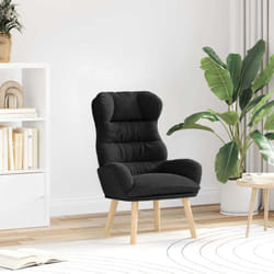 Fauteuil Relaxant Noir 69 X 74 X 93 Cm Tissu Vidaxl
