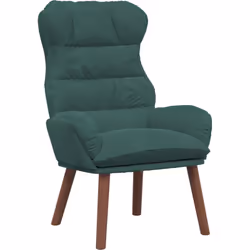 Ce fauteuil en velours vert foncé est la solution idéale pour votre salon ou lounge. Avec son rembourrage doux et son design  ...