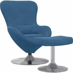 Ce Fauteuil Ergonomique Moderne avec Pouf allie style et confort. C'est un meuble fonctionnel et design qui convient à n'impo ...