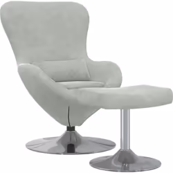 Ce fauteuil contemporain en gris clair apporte une touche moderne à votre espace. Il offre un super confort, idéal pour lire ...
