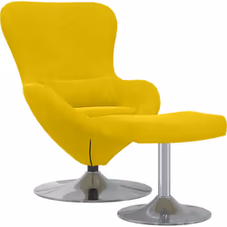 Ce fauteuil moderne mélange style et confort, parfait pour tout espace de vie. Sa couleur jaune flashy et son design réfléchi ...