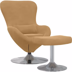 Ce fauteuil moderne, avec son beau cuir synthétique marron, combine à la fois style et confort. C'est un ajout parfait pour l ...