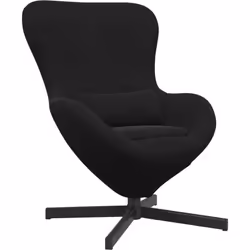 Ce Fauteuil Ergonomique Contemporain Noir est une option stylée et confortable pour n'importe quelle pièce. Avec son design é ...
