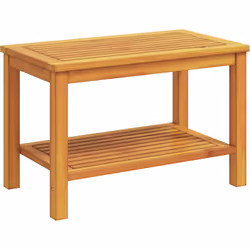 Découvre la Table Basse vidaXL, en bois de teck massif, qui apporte élégance et praticité à ton espace. Avec sa finition poli ...
