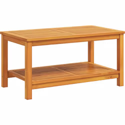 Voici la Table Basse vidaXL, le mix parfait de style et de pratique pour ton salon. Cette table basse a un design moderne ave ...