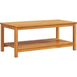 Table basse 110x55x45 cm en bois d'acacia massif vidaXL