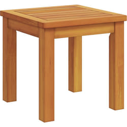 Table d'appoint de jardin 35x35x34 cm en bois massif d'acacia Vidaxl