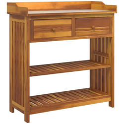 Armoire de jardin avec tiroir Marron 93 x 41.5 x 98cm Vidaxl