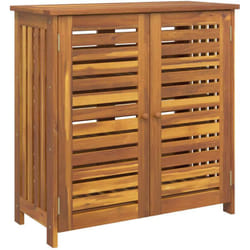 Armoire de jardin avec stockage Marron 90 x 40 x 90 cm Vidaxl
