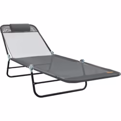 Ce loungeur de soleil pliant est indispensable si tu veux te relaxer à l'extérieur. Son design moderne s'adapte à tous les st ...