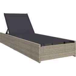 Cette chaise longue pliante est faite pour chiller dehors. Sa finition en rotin chic s'accorde avec tous les décors de jardin ...