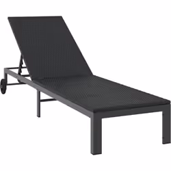 Ce transat pliable est parfait pour se détendre à l'extérieur. Fabriqué en poly rattan robuste, il a un design chic qui convi ...
