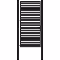 Ce portail de jardin, offrant une combinaison parfaite de résistance et de élégance, constitue un point d'entrée idéal pour l ...