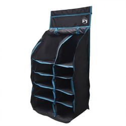 Organisateur de tente suspendu - vidaXL - 10 poches - 405x25x80 cm - Noir - Tissu Oxford - Résistant aux déchirures