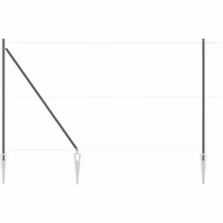 Ce poteau de clôture cylindrique pour l'extérieur est parfait pour délimiter des espaces ou juste pour son look. Son design m ...