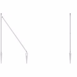 Ce poteau de clôture cylindrique pour l'extérieur est parfait pour délimiter des espaces ou juste pour son look. Son design m ...