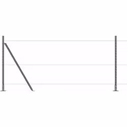 Ce poteau de clôture cylindrique pour l'extérieur est parfait pour délimiter des espaces ou juste pour son look. Son design m ...