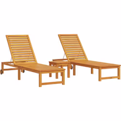 Cet ensemble de chaises longues est génial pour profiter du soleil avec un ami. Son design stylé s'intègre parfaitement à tou ...