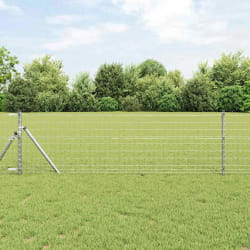 vidaXL Clôture Euro 0.6x10 m Acier galvanisé