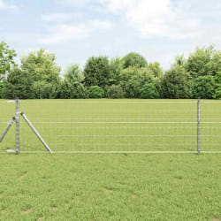 vidaXL Clôture Euro 0,6x50 m Acier galvanisé