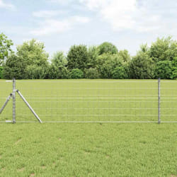 vidaXL Clôture Euro 0,6x50 m Acier galvanisé