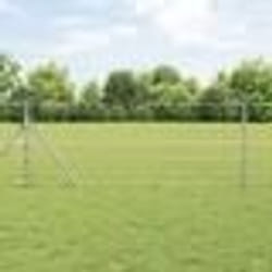 vidaXL Clôture de Champ 0.8x10 m Acier Galvanisé
