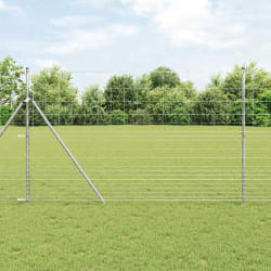 vidaXL Clôture de champ 1.5x10 m en acier galvanisé