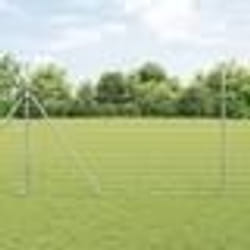 vidaXL Clôture de champ 1,6x10 m en acier galvanisé