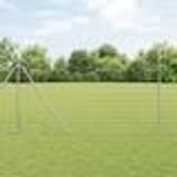 vidaXL Clôture de Champ 1,5x25 m Acier Galvanisé
