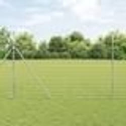 vidaXL Clôture de champ 1,6x25 m Acier Galvanisé