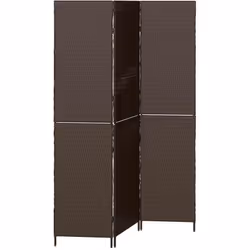 Ce paravent pliable en poly rattan est une super façon de créer un peu d'intimité chez vous. Avec son design moderne et ses l ...