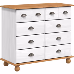 Cette commode mélange style classique et rangement pratique, ce qui la rend indispensable pour n'importe quelle chambre. Fabr ...