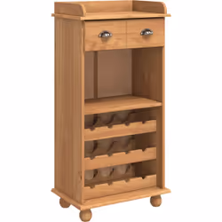 Ce porte-bouteilles rustique est fait pour embellir votre bar à la maison tout en offrant un rangement pratique pour vos vins ...