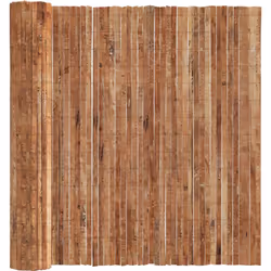 Cette grande clôture extérieure en bambou naturel se démarque par son charme rustic. Fait en fibres de bambou de qualité, ell ...