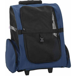 Chariot pour animaux de compagnie 3 en 1 Design Bleu 48 x 32 x (57-106) cm Tissu Oxford Vidaxl