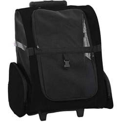 Vidaxl - Chariot pour animaux de compagnie 3 en 1 Design Noir 48 x 32 x 57 cm Tissu Oxford