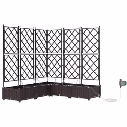 Ce jardinier avec irrigation est une solution moderne conçue pour les passionnés d'extérieur. Sa forme rectangulaire épurée, ...