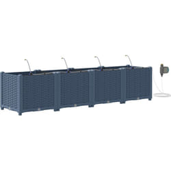 Vidaxl - Jardinières de jardin 1 pc Gris 160 x 40 x 37.5 cm Plastique