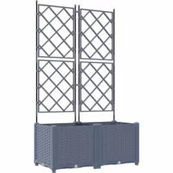 Ce jardinier gris clair avec treillis est parfait pour les fans de jardinage, que ce soit à l'intérieur ou dehors. Il est fai ...
