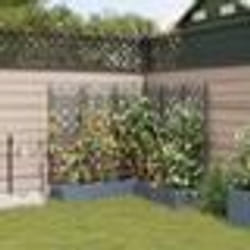 vidaXL Jardinières de jardin 1 pc Gris clair 120 x 120 x 126 cm
