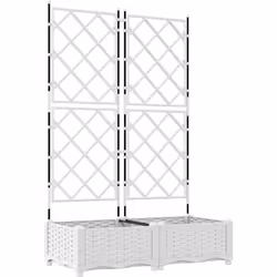Cette jardinière avec treillis est une super ajout pour votre jardinage intérieur ou extérieur. Fait avec des matériaux solid ...