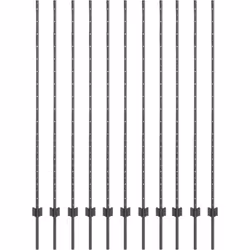 Ce set de poteaux de clôture en U en métal est conçu pour l'extérieur, te proposant une solution pratique pour sécuriser et a ...