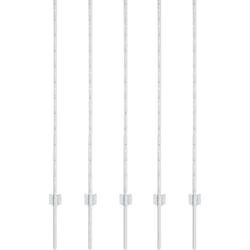 Poteaux de clôture 10 pcs U-Channel 120 cm Acier galvanisé Vidaxl